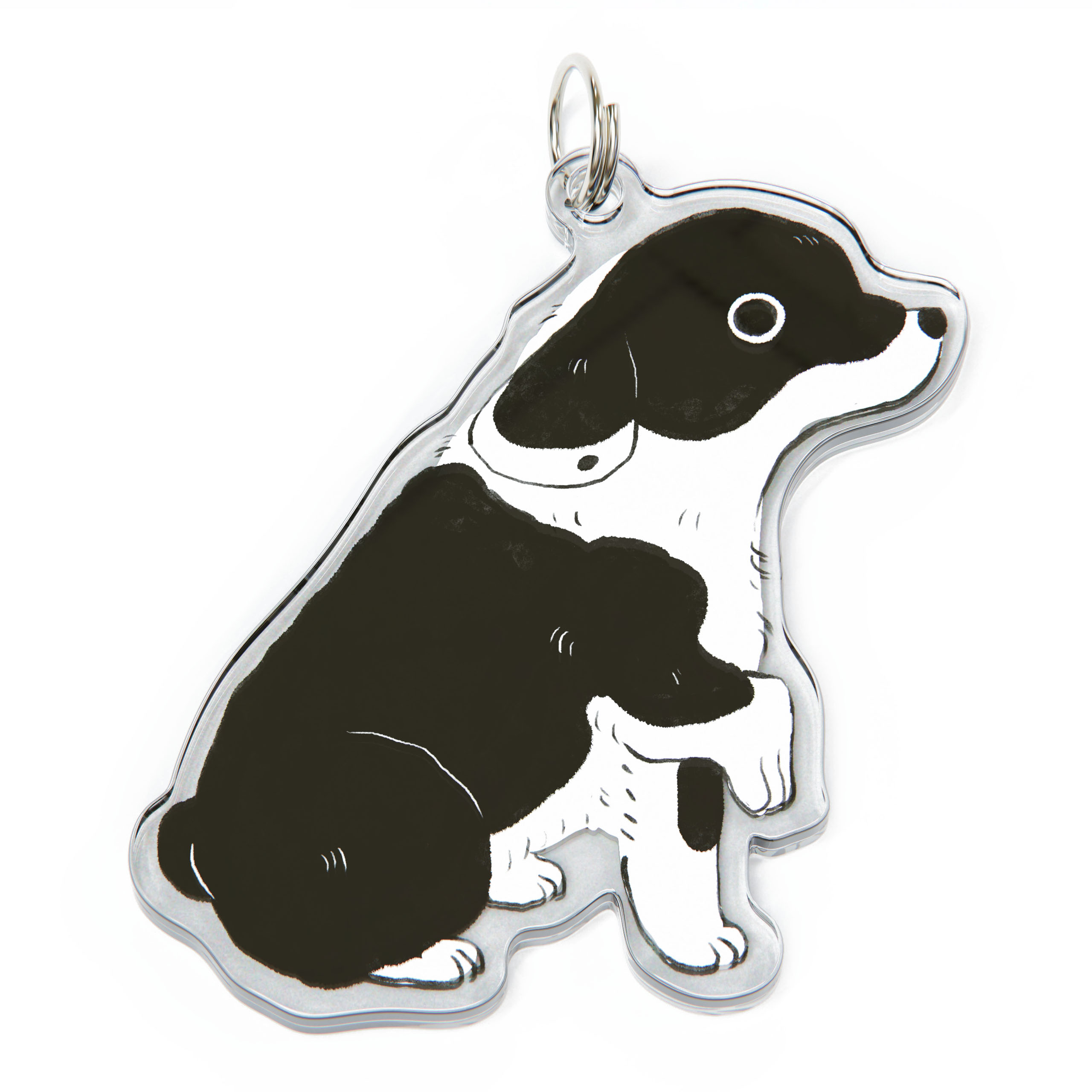 hi, human dog paw keychain — Bixin dog breed keychain by Dog Jokes Comic