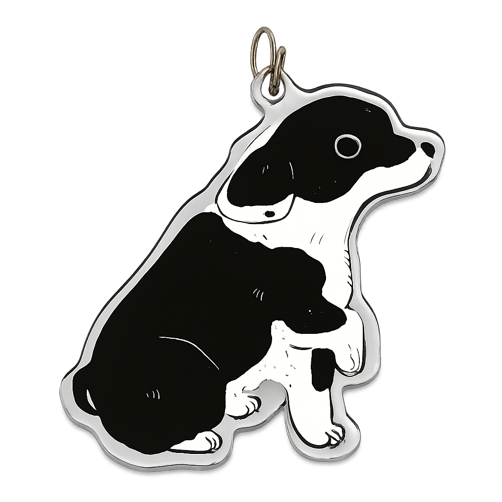 hi, human Keychain